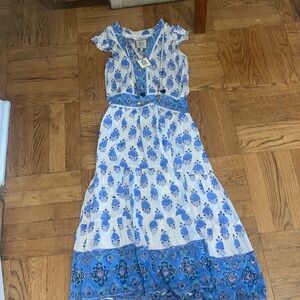 Summer dress! Blue, peacock, super soft and light! Alicia Bell